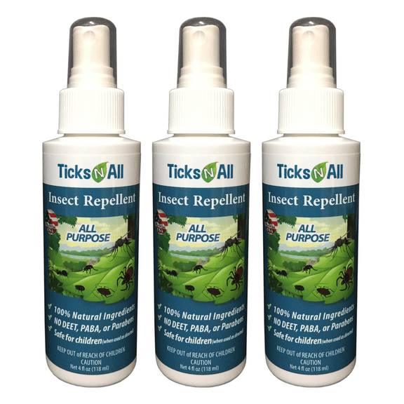 All Natural All Purpose Insect Repellent Spray 4oz (3 pack)