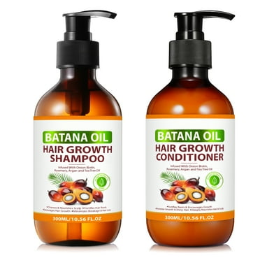 All Natural BATANA OIL (Shampoo & Conditioner) Infused with BIOTIN, Onion , Rosemary Oil , and Tea tree oil All Natural Ingredient