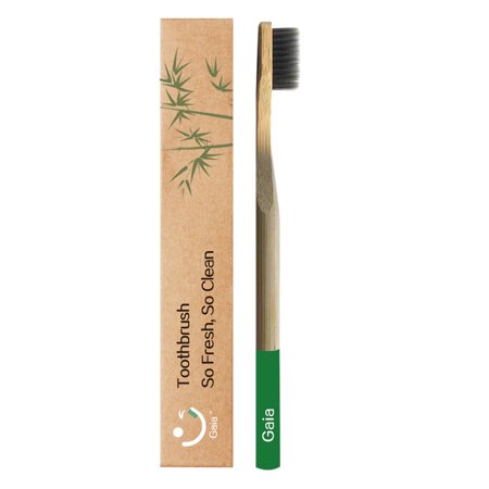 All Natural Bamboo Toothbrush With Charcoal Bristles