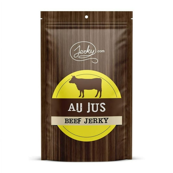All Natural Au Jus Beef Jerky - No Added Preservatives, No MSG or Nitrates - Rich, Savory Flavor, 100% Lean Beef (2.5 Ounce, Pack of 1)