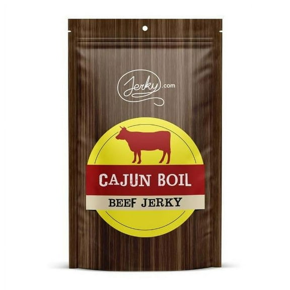 All Natural Cajun Boil Beef Jerky - No Added Preservatives, No MSG or Nitrates - Zesty, Seafood-Inspired Flavor, 100% Lean Beef (2.5 Ounce, Pack of 1)