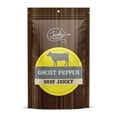 thumbnail image 1 of All Natural Ghost Pepper Beef Jerky - Extra Spicy, Premium Grass-Fed, High Protein Snack - No Added Preservatives, No MSG or Nitrates, 100% Lean Beef (2.5 Ounce, Pack of 1), 1 of 5