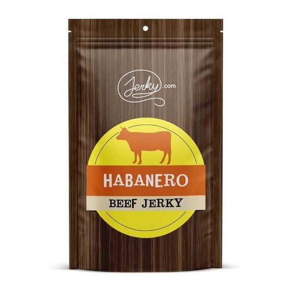 All Natural Habanero Beef Jerky - No Added Preservatives, No MSG or Nitrates - Spicy, Fiery Habanero Punch, 100% Lean Beef (2.5 Ounce, Pack of 1)