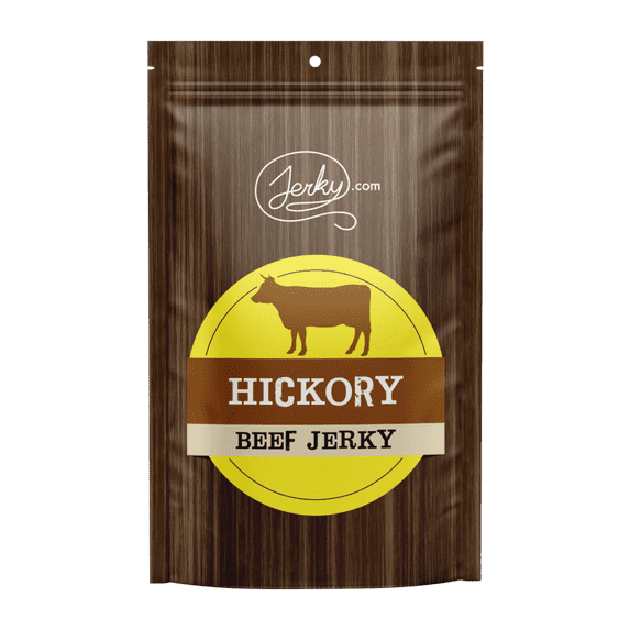 All Natural Hickory Beef Jerky - No Added Preservatives, No MSG or Nitrates - Classic Smoky Hickory Flavor, 100% Lean Beef (2.5 Ounce, Pack of 1)