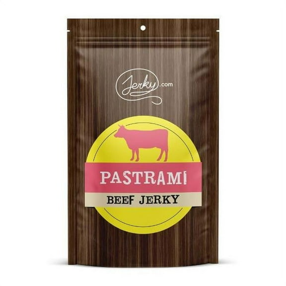 All Natural Pastrami Beef Jerky - No Added Preservatives, No MSG or Nitrates - Bold Pastrami Flavor, 100% Lean Beef (2.5 Ounce, Pack of 1)