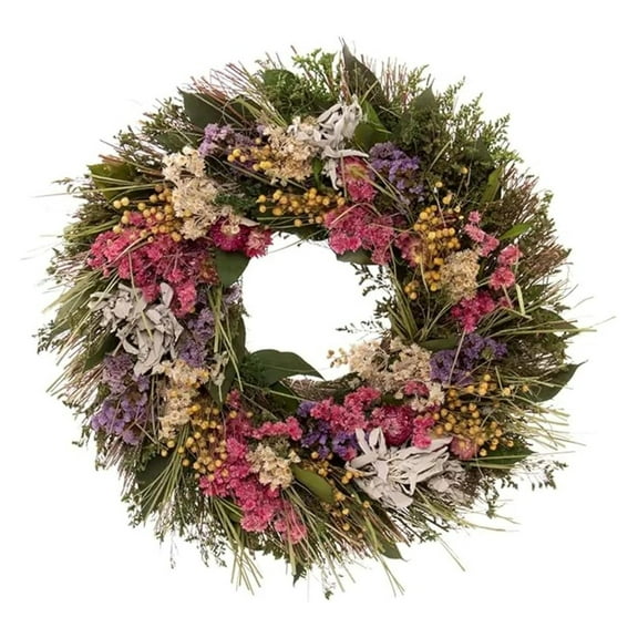 All Natural Botanical Floral Wreath (Floral Sage)