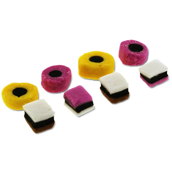 All Natural English Licorice AllSorts Mini Made By Taveners (2 Lbs)