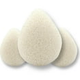 thumbnail image 1 of All Natural Facial Konjac Skincare Face Sponge Gentle Exfoliation for All Skin Types, Pack of 3, 1 of 5