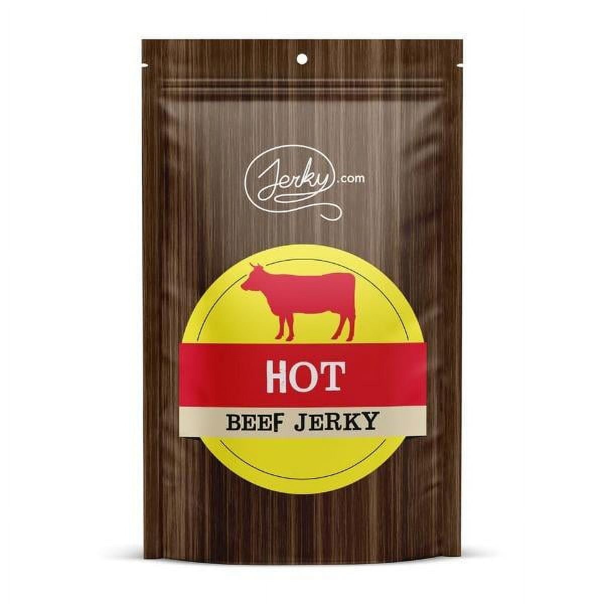 All Natural Hot Beef Jerky - No Added Preservatives, No MSG or Nitrates - Perfect Balance of Heat and Spice, 100% Lean Beef (2.5 Ounce, Pack of 1)