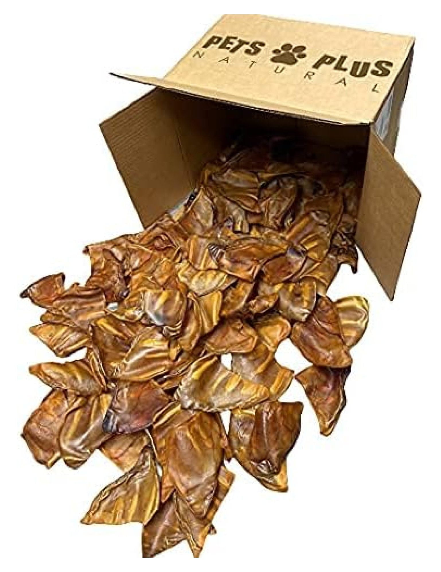 All Natural Jumbo Whole Pig Ears for Dogs (200 Pack) 100 Natural