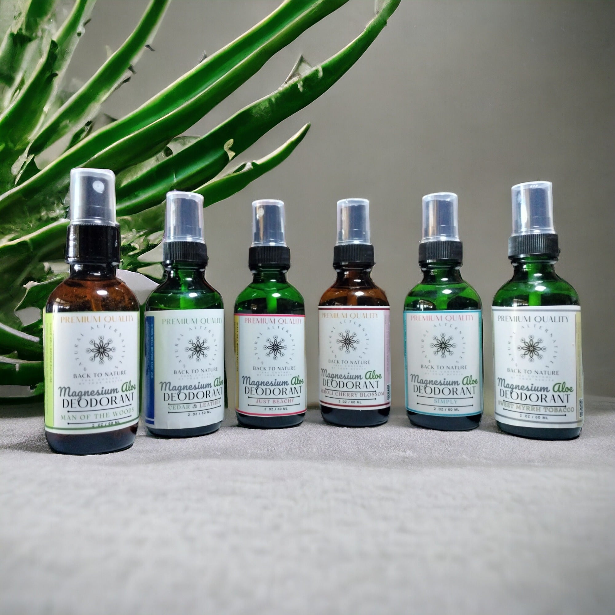 All Natural Magnesium Deodorant Sprays