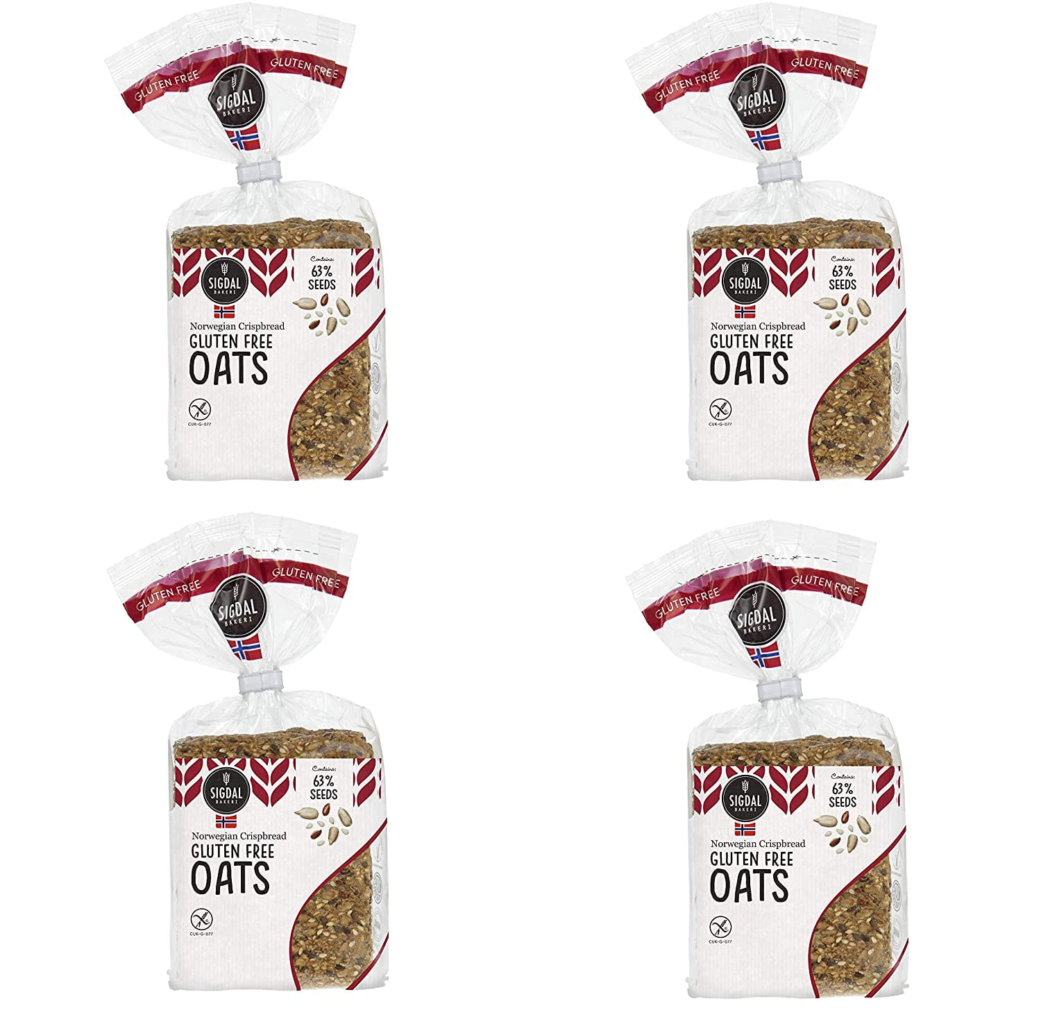 All Natural Norwegian Crispbread Non GMO, Vegan, Sugar , High Fiber