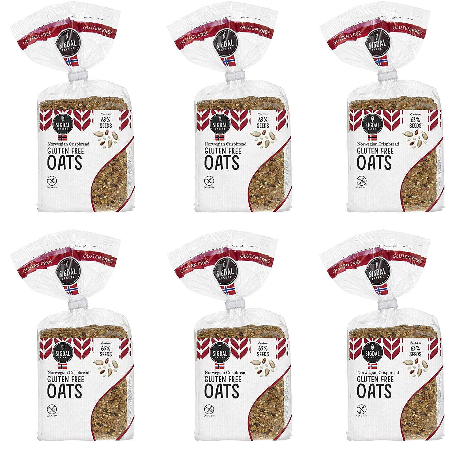 All Natural Norwegian Crispbread Non GMO, Vegan, Sugar , High Fiber