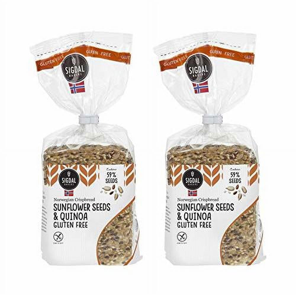 All Natural Norwegian Crispbread Non GMO, Vegan, Sugar , High Fiber