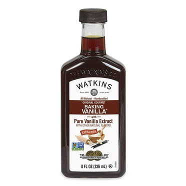 All Natural Original Gourmet Baking Vanilla with Pure Extract, 8 fl. oz. Bottle, 1-Pack