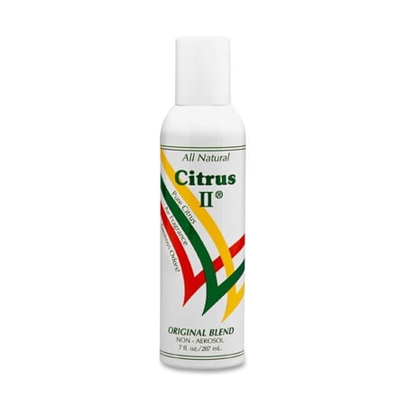 All Natural Pure Citrus Air Fragrance, Original Blend, 7 Oz Non-Aerosol Spray Can | Bundle of 5 Each