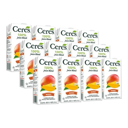 All Natural Pure Fruit Juice Blend, - Gluten Free, Rich in C, No Added Sugar or Preservatives, Cholesterol Free - 33.8 FL OZ (Pack of 12)