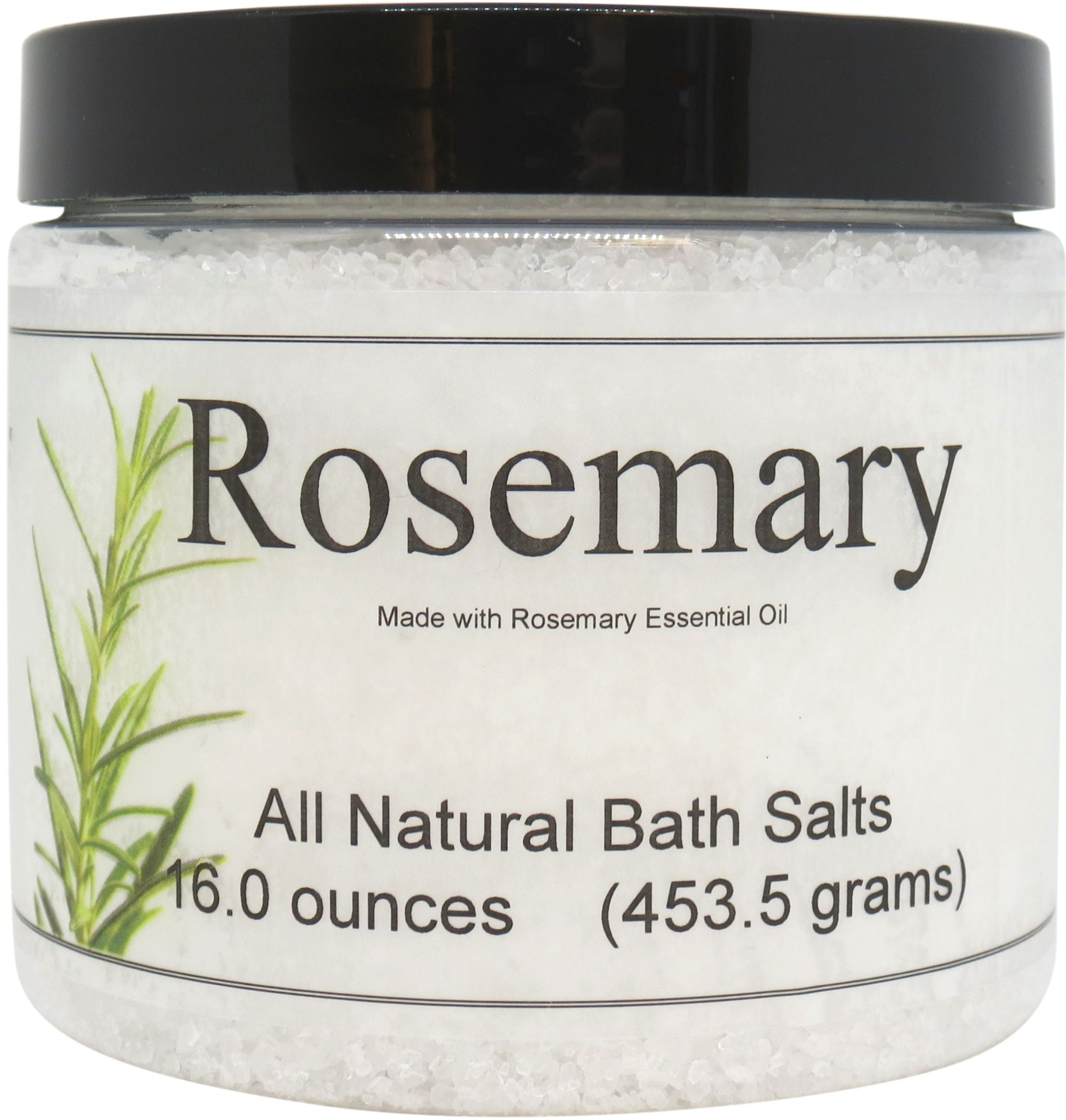 All Natural Rosemary Bath Salts by Eclectic Lady, 16 ounces