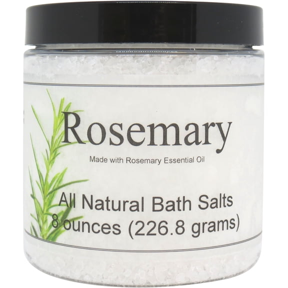 All Natural Rosemary Bath Salts by Eclectic Lady, 8 ounces
