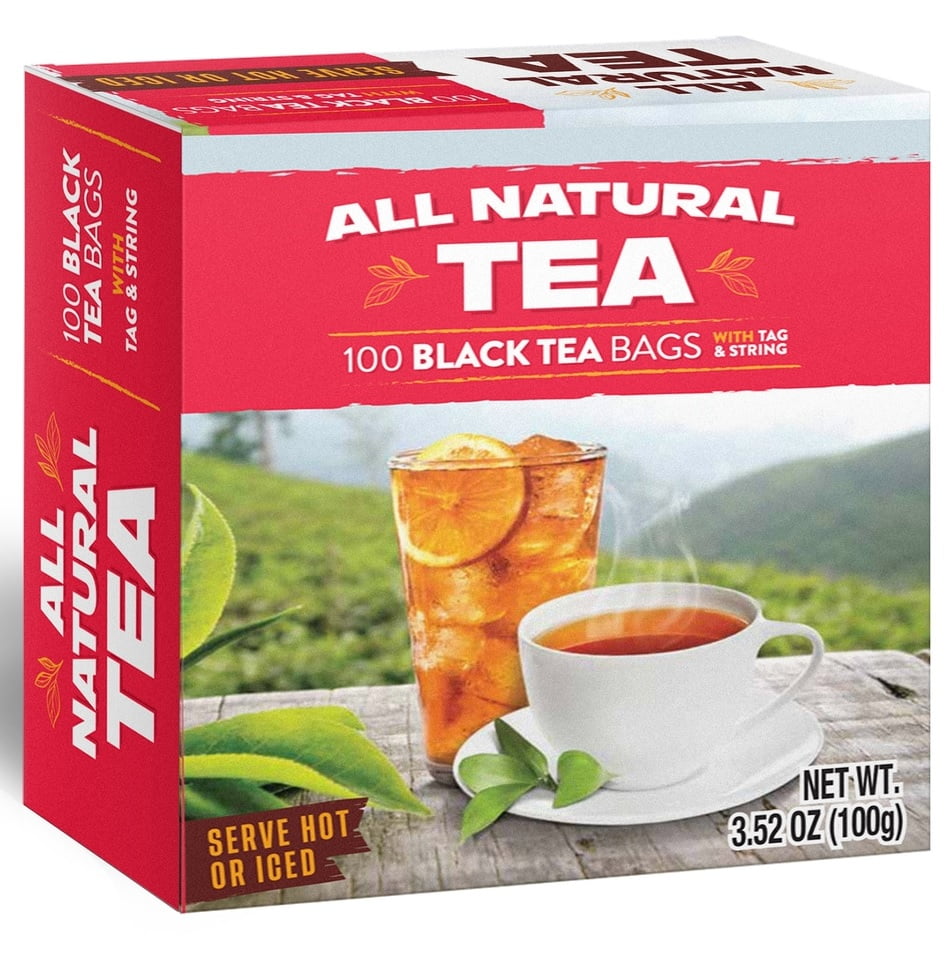 All Natural Tea- 100 Black Tea Bags