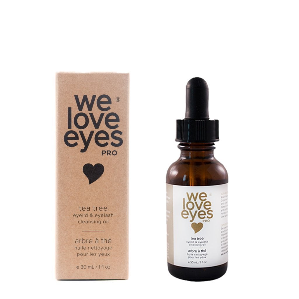 We Love Eyes- All Natural Tea Tree Eyelid Cleansing Oil - NEW IN THE BOX