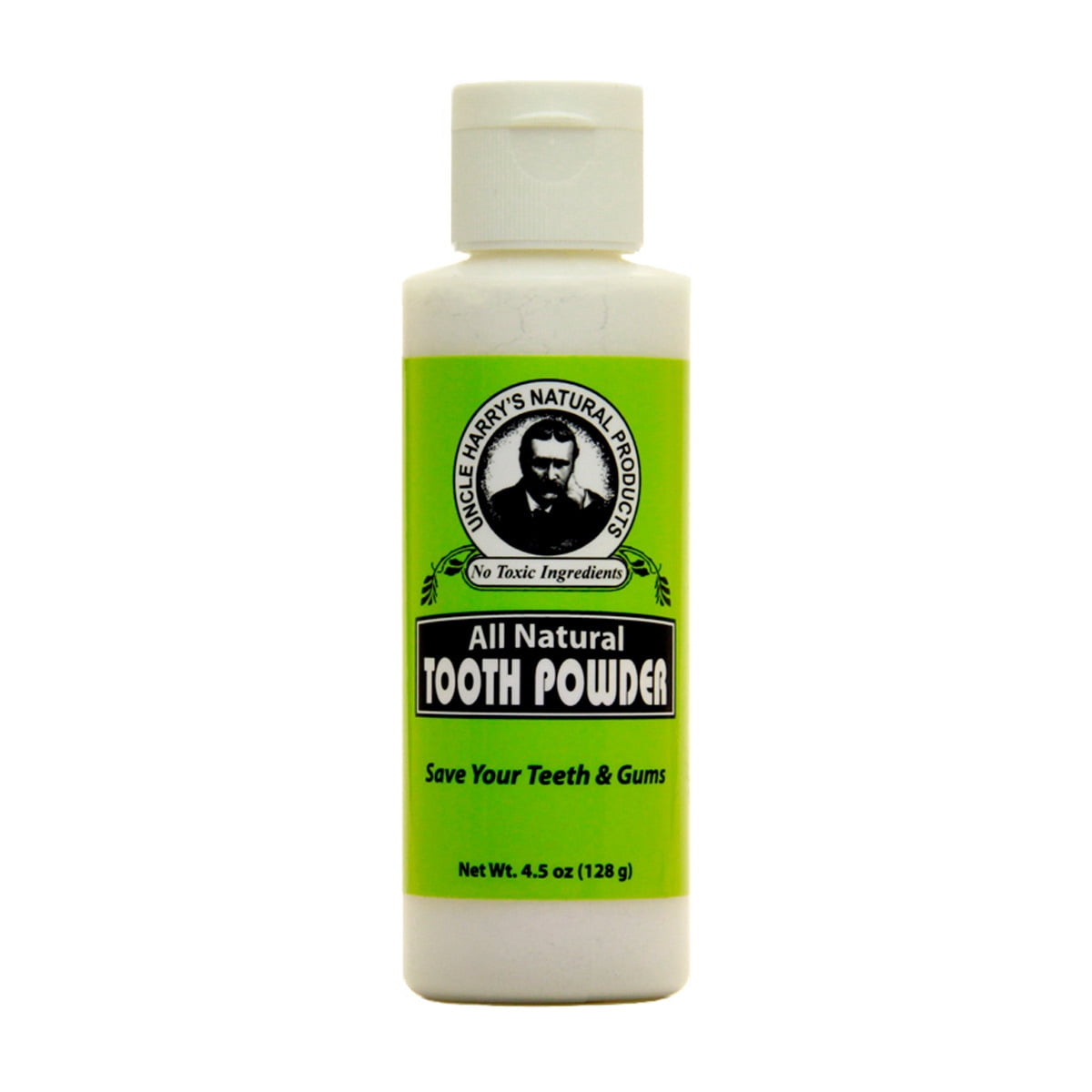 All-Natural Tooth Powder by Uncle Harry's Natural Products (4oz Powder)