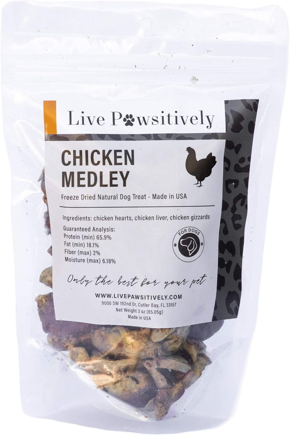 AllNatural Treat for Dogs & Cats, Single Ingredient, Picky Eaters