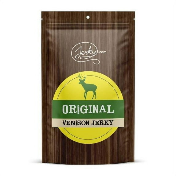 All-Natural Venison Jerky – Original Flavor, 1.75 oz Bag, High Protein, No Added Preservatives, Lean and Healthy Snack