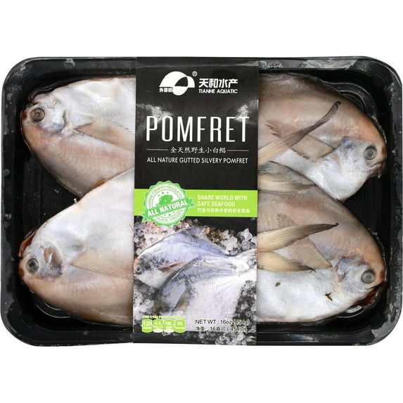 All Nature Gutted Silver Pomfret