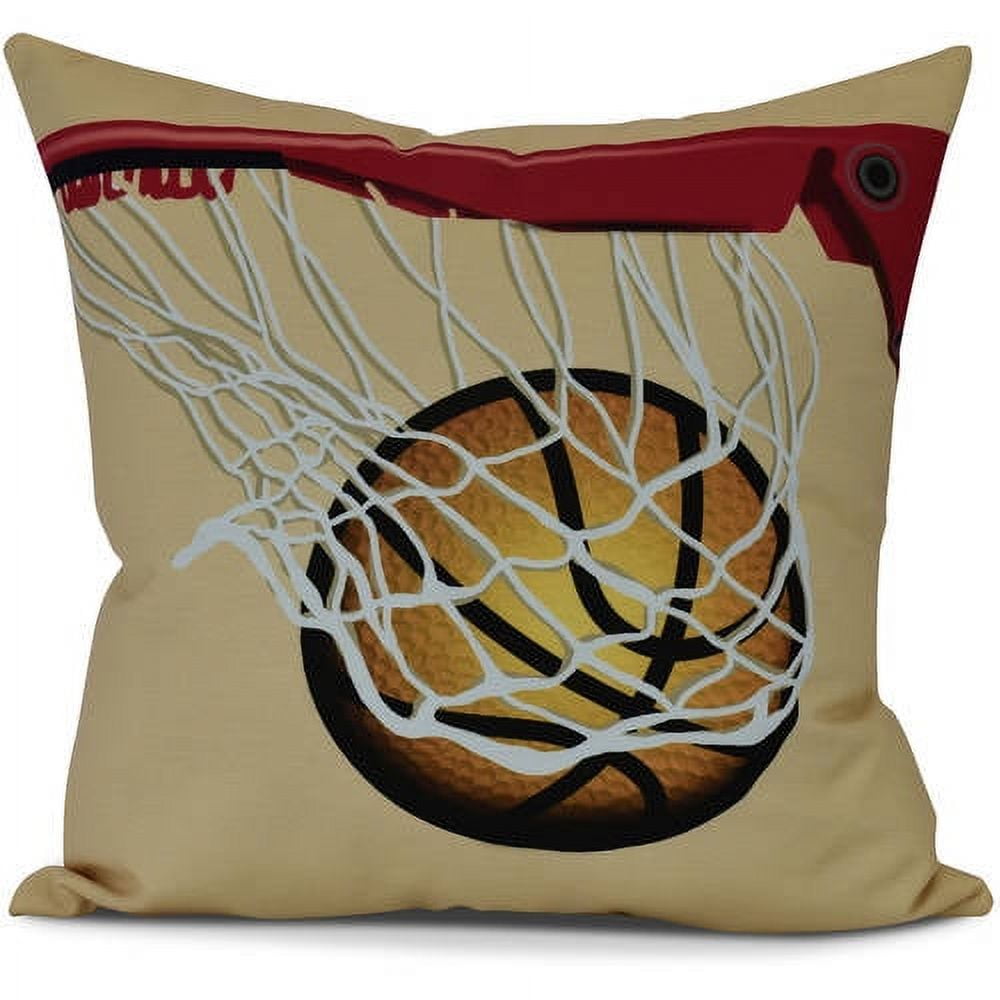 All Net Geometric Print Outdoor Pillow