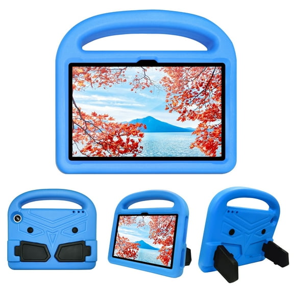 All-New 2022 Fire 7 Tablet Case,Kids Case for Amazon Fire 7 2022 Release 12th Generation, TECH CIRCLE Lightweight Shockproof Kids Friendly Handle Stand Case for Kindle Amazon Fire 7 Inch Tablet,Blue