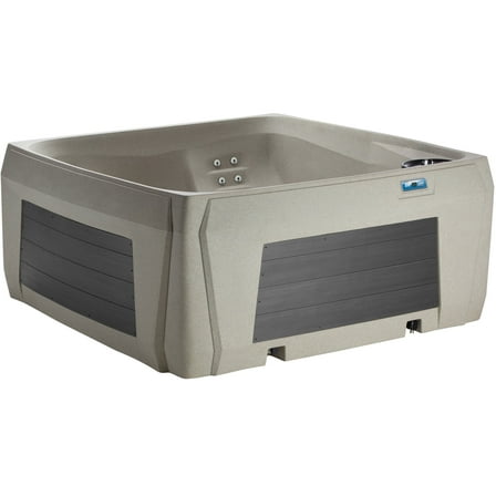 All New 2025 HydroLuxe FIJI SC Sand/Charcoal Hot Tub - 5-Person, 60 Jets, 230v