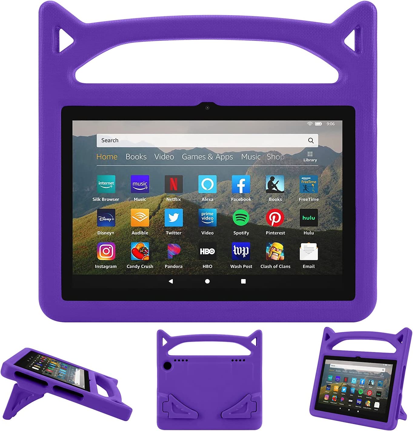 All New 8 in Dispaly Tablet Kids Case 2020/2022 with iPad