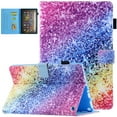 thumbnail image 1 of All-New Fire HD 10&HD 10 Plus Case (11th Generation, 2021 Release), Folio Stand Premium Leather Magnetic Wallet Cover with Smart Auto Wake/Sleep & Pencil Holder, Colorful Sand, 1 of 6