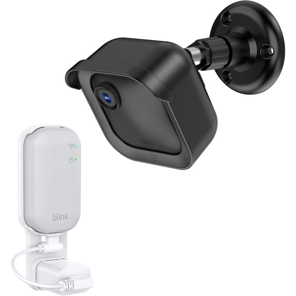 All-New Outdoor Camera Mount, 1Pack Weatherproof Protective Housing with 360 Adjustable Bracket and Sync Module Mount, Compatible with Outdoor 4th & 3rd Gen Cameras (Camera Not Included)