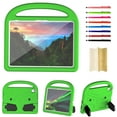 thumbnail image 1 of All-New for iPad 10th Gen 10.9" 2022 Case for Kids - Lightweight Shockproof Kid-Friendly Cover with Handle & Kickstand for iPad 10th Gen 10.9" - Green, 1 of 8