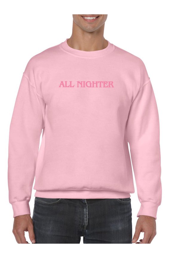 All Nighter Sweatshirt Men -Smartprints Designs, Male Large