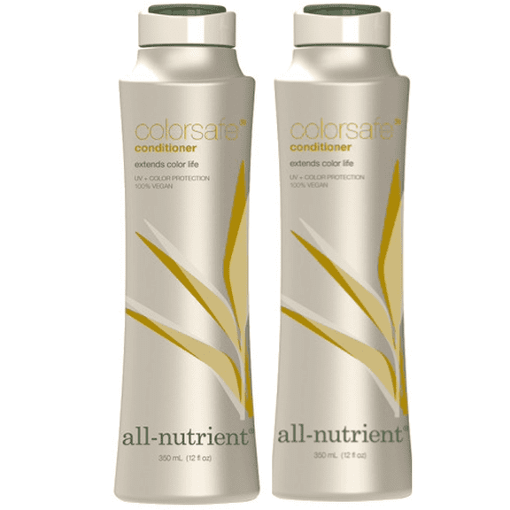 All-Nutrient Colorsafe Conditioner (12 FL OZ / 350 ML x2) 2 PACK - Extends Color Life, UV + Color Protection