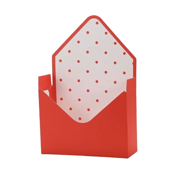 All-Occasion Valentine Envelope Box Waterproof Paper Construction with Handmade Packaging For Florist Use Wedding Parties Birthday Events and Special Celebrations