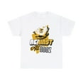 thumbnail image 1 of All Odds Retro Yellow Ochre Sneaker Tee Shirt White, 1 of 6