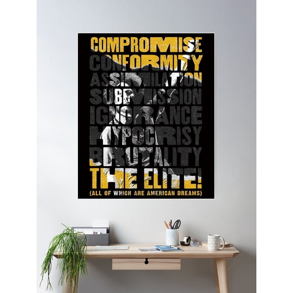 All Of Which Are American Dreams! Poster Wall Art, Modern Wall Decor For Living Room Bedroom, 8x12 UNFRAMED