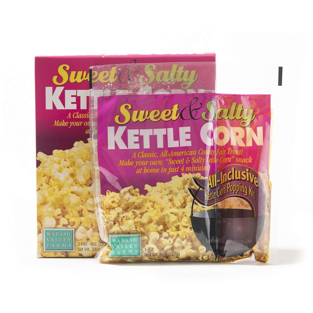 All in One corn Packs AllInclusive ping Kits, Sweet & Salty Kettle
