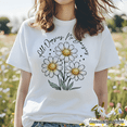 thumbnail image 1 of All Oopsies No Daisies T-Shirt, Funny Floral Natural and Black Tee for Quirky and Cottage Vibes, 1 of 8
