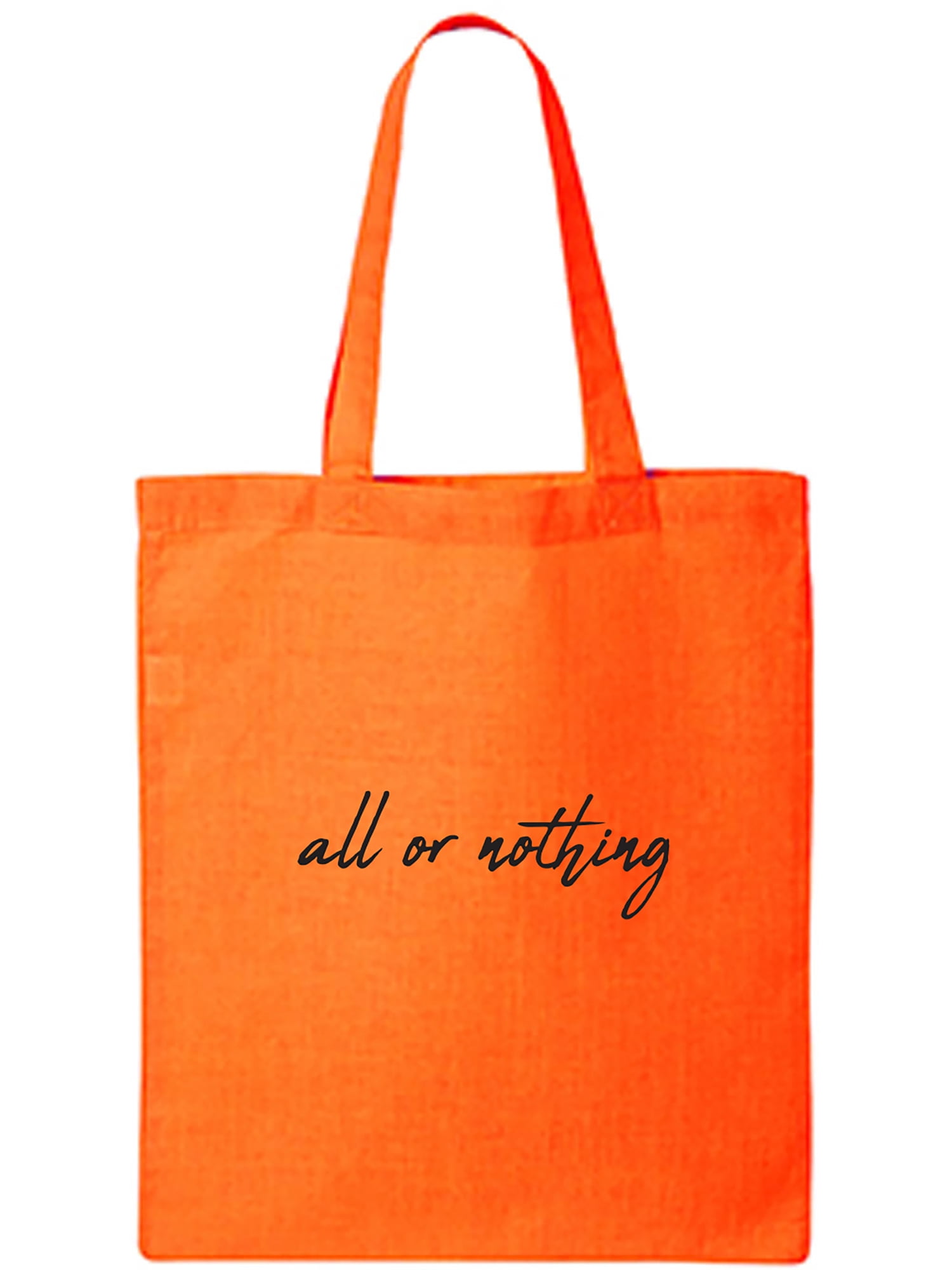 All Or Nothing Cotton Canvas Tote Bag