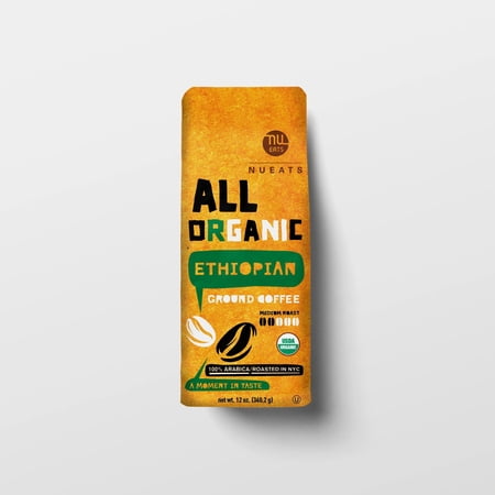 All Organic ground coffee, Ethiopian