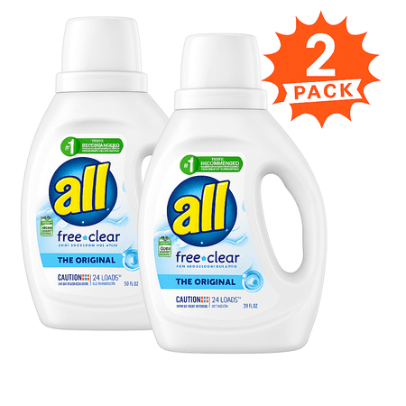 All Original Liquid Laundry Detergent (Pack 2) - 48 Loads, 70fl