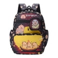 thumbnail image 1 of All Over Cartoon Print Backpack for Ages 5rd 6th 8th 10th With Attached Mini Pouch Lightweight Waterproof Multi Compartment Back To School Bookbag, 1 of 5