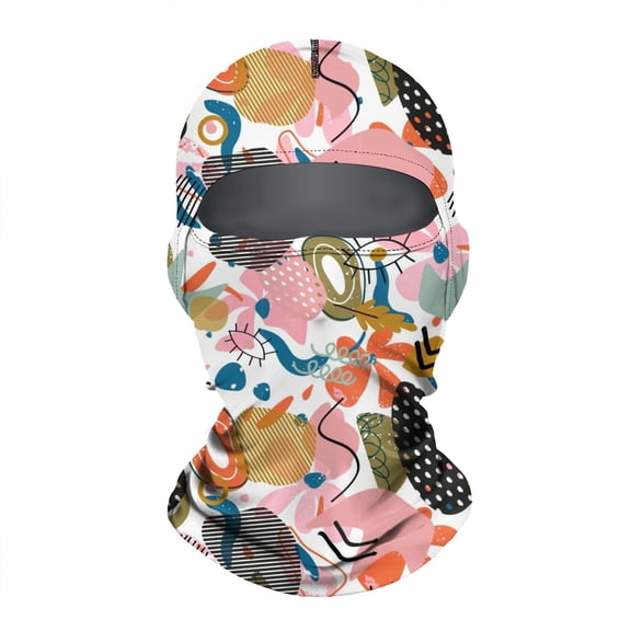All-Over Print Scarf/Ski Mask – Windproof, UV Protection Balaclava for Men & Women, Breathable Stretch Balaclava Neck Gaiter, Moisture-Wicking Face Cover for Cycling, Running, Skiing & Outdoor Sports