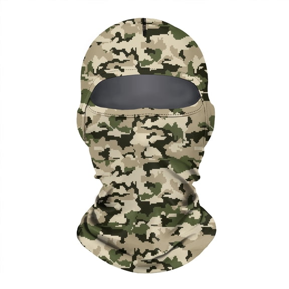 All-Over Print Scarf/Ski Mask – Windproof, UV Protection Balaclava for Men & Women, Breathable Stretch Balaclava Neck Gaiter, Moisture-Wicking Face Cover for Cycling, Running, Skiing & Outdoor Sports
