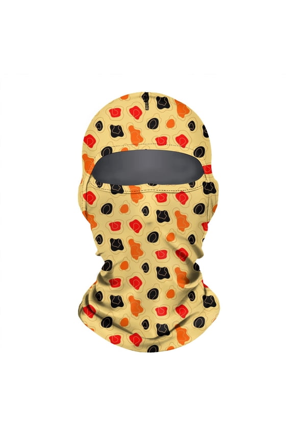 All-Over Print Scarf/Ski Mask – Windproof, UV Protection Balaclava for Men & Women, Breathable Stretch Balaclava Neck Gaiter, Moisture-Wicking Face Cover for Cycling, Running, Skiing & Outdoor Sports
